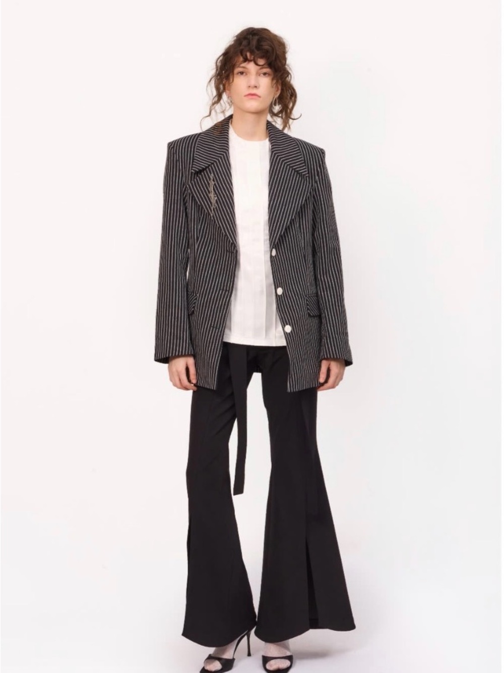 Black Flare Leg Trousers - Women's Boot Cut Pants